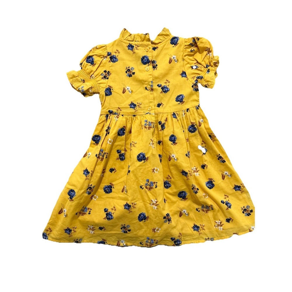 Janie And Jack The Hannah Floral Smocked Dress - Picture 3 of 3